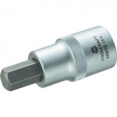 Dugókulcs betét 12,5 mm (1/2), hatlapú bittel 10mm, hossz: 55 mm, TOOLCRAFT