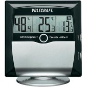 Szobai hőmérő és higrométer, penészesedés és harmatpont jelzéssel Voltcraft MS-10