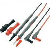 Multiméter mérőkábel, mérőzsinór készlet, szigetelet krokodilcsipesszel 10A/1000V-ig 1.20m Voltcraft MS-4