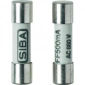 Üvegcsöves kerámia biztosíték Voltcraft MT-52 multiméterhez 500mA/660V