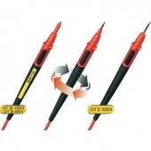 Multiméter mérőkábel, mérőzsinór készlet 1.50 m fekete, piros Fluke TL175 TwistGuard