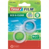 Cellux átlátszó Tesafilm®Eco&Clear 10 m x 15 mm, 2 tekercs, TESA 57046