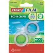 Cellux átlátszó Tesafilm®Eco&Clear 10 m x 19 mm, 2 tekercs, TESA 57049